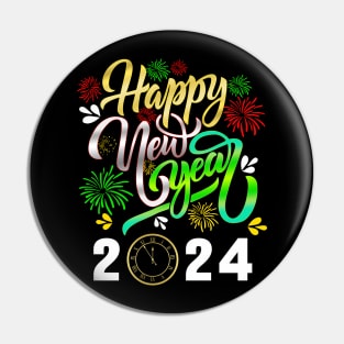 New Year Eve 2024 Merry Xmas Christmas Family Matching Pin