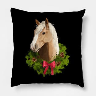 Holiday Horse Pillow