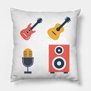 guitar instrument Pillow