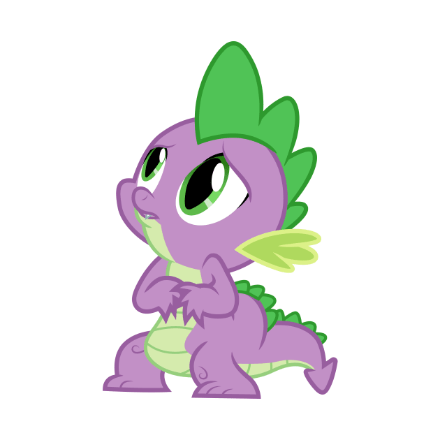 Spike fright by CloudyGlow