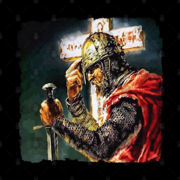 Crusader Painting Usyk Champion by Beltschazar