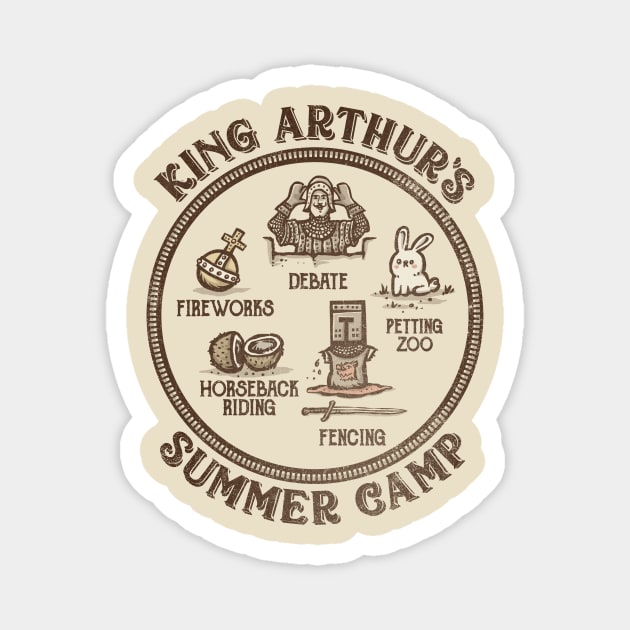 King Arthur's Summer Camp Magnet by kg07_shirts