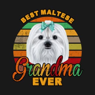 Best Maltese Grandma Ever T-Shirt