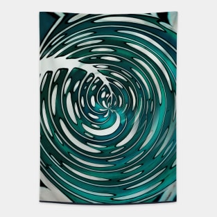 MONSTERA STRETCHED NEAR EVENT HORIZON Tapestry