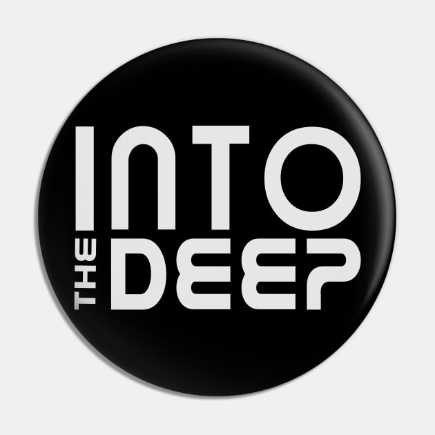 Into The Deep White Pin by Johnny M