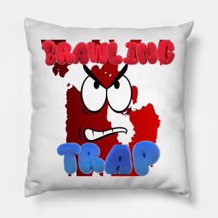 Brawlin T Shirts Bloody Drip Pillow