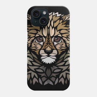 Tribal baby gepard Phone Case