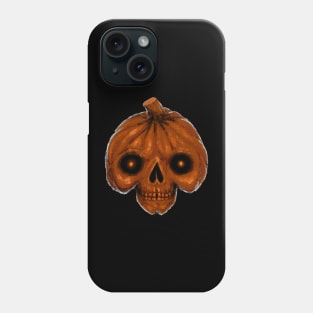 Pumpkin Skull Phone Case