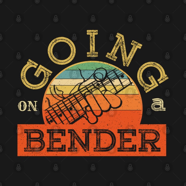 Going On A Bender - Vintage Blues Rock Heavy Guitar Player by bonmotto