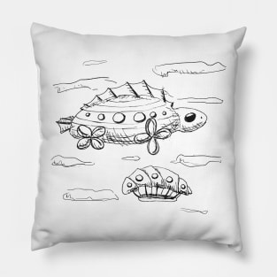 Flying Turtle Pillow