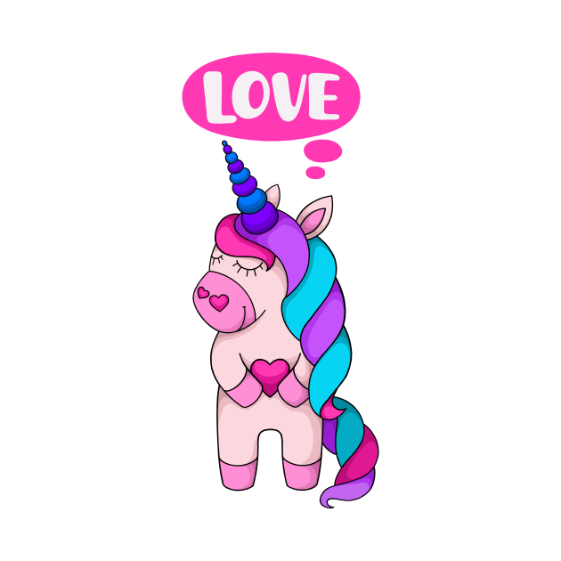 Love unicorn by Mashmuh