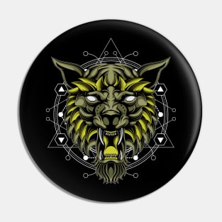 god of wolf Pin