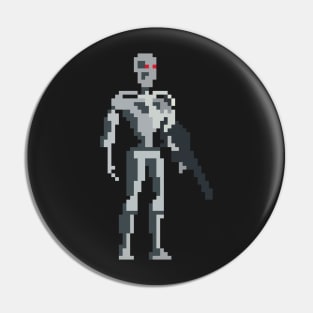 Pixel-art Robot Pin