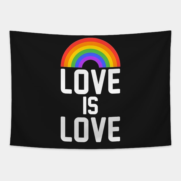 love is love rainbow Tapestry by graysond