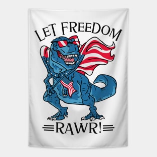 Let Freedom Rawr Tapestry