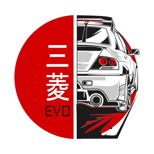 Mitsubishi EVO 7, JDM by T-JD