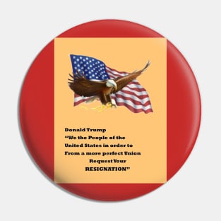 EAGLE FLAG RESIGNATION Pin