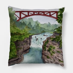 Letchworth State Park - Middle Falls Pillow