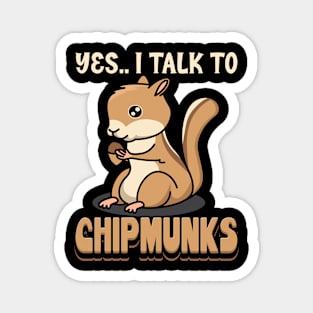 Chipmunk Magnet