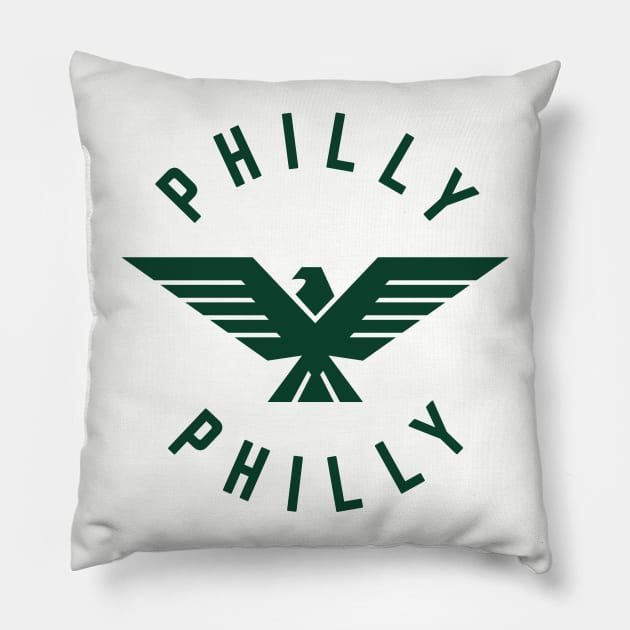 Philly Philly - Philadelphia Football Pillow by PodDesignShop