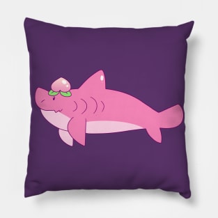 Peach Fruit Shark Pillow