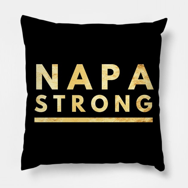 Napa Strong Pray for Napa Community Prayers for Shooting Victims Pillow by twizzler3b