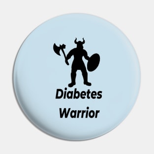 Diabetes Warrior Pin