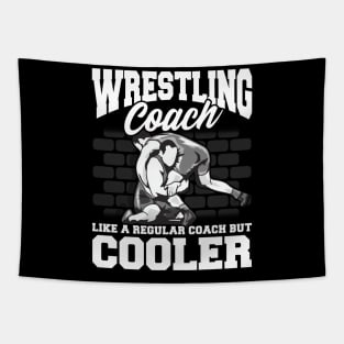 Wrestling Coach: Like a Regular Coach But Cooler Tapestry