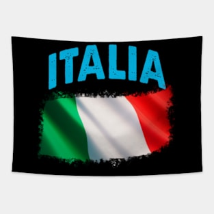 Italia Italy Flag Italian Vintage Tapestry