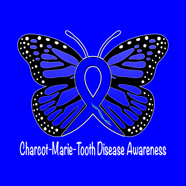 Charcot-Marie-Tooth Disease Butterfly of Hope by PenguinCornerStore