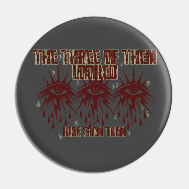 Three Eye Killer Pin by rikardi_art