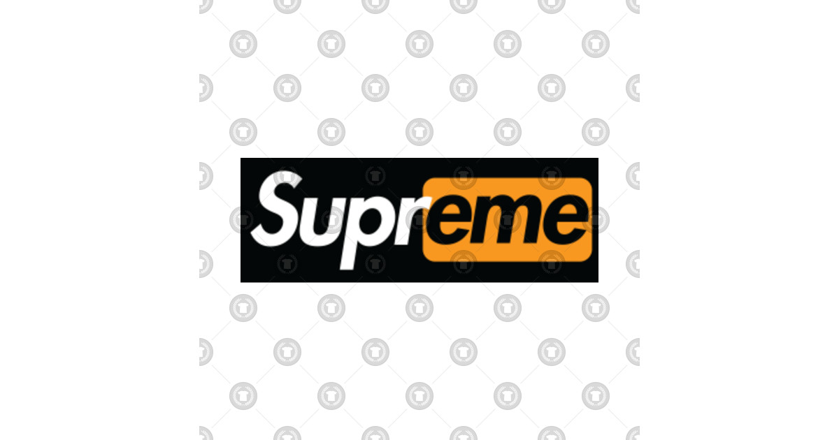 My custom Supreme x Pornhub collab logo.