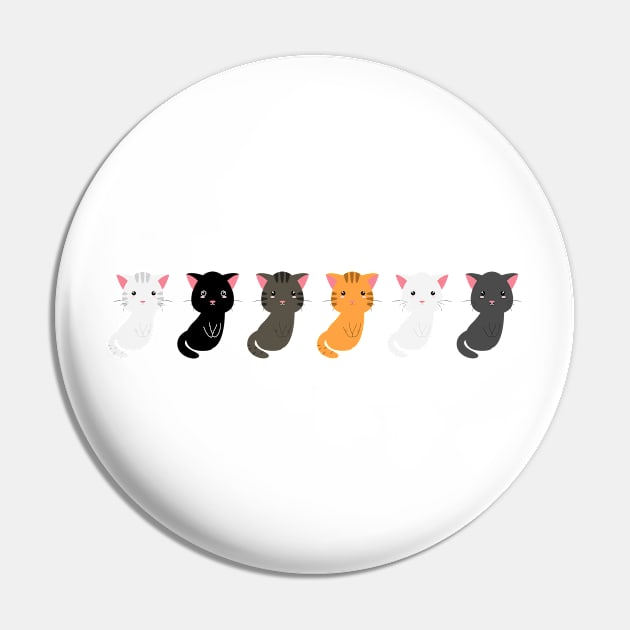 Cat Pack Cute Mini Kittens Pin by 4U2NV-LDN