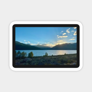 Twin Lakes Colorado Magnet