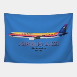 Airbus A321 - Air Jamaica Tapestry