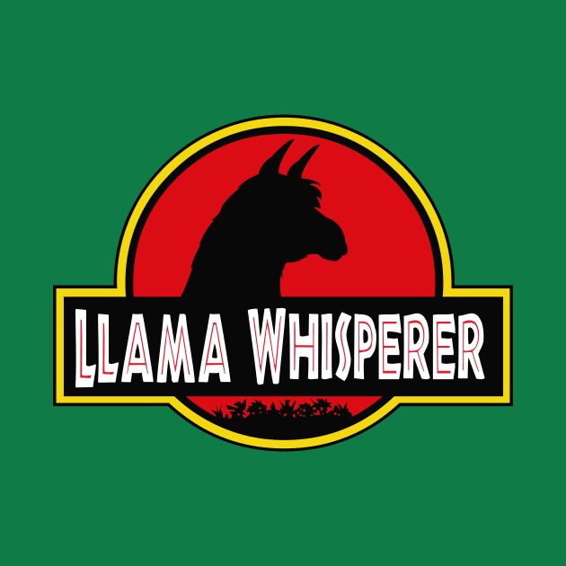 Llama Whisperer Dinosaurs Parody T-shirt Cute Gift by geekandgamerstore