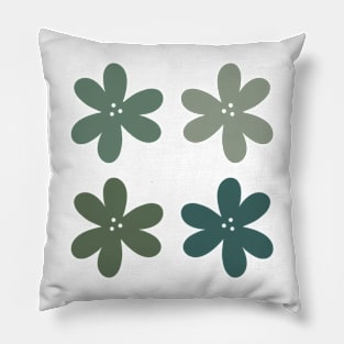 Flower Bundle - sage garden Pillow