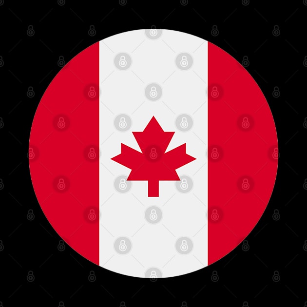 FLAG OF CANADA .BLACK by Just Simple and Awesome