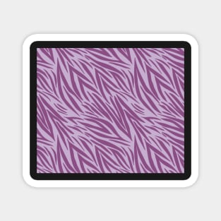 Modern Animal Skin Pattern Zebra Magnet