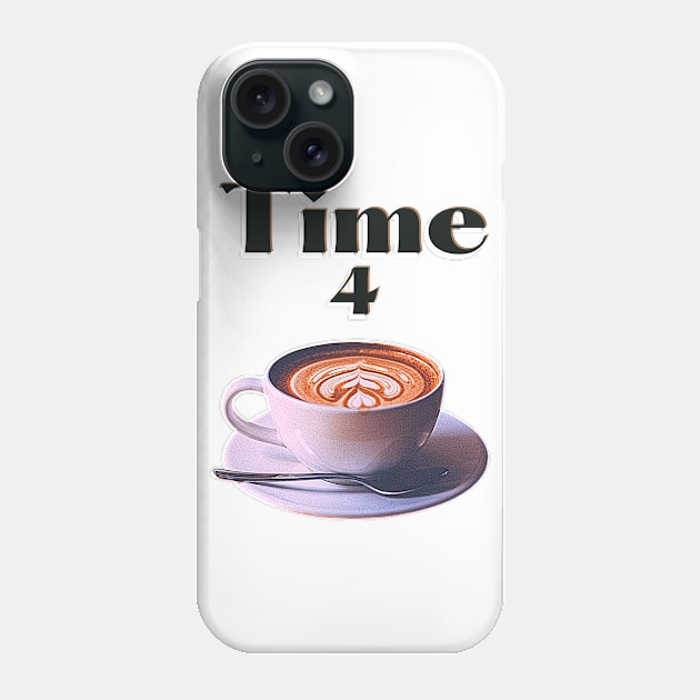 Time for a cup of Coffee or a Cappuccino Phone Case by Blue Butterfly Designs 