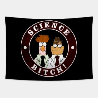 Muppets Science Bitch! (unsen & Beaker) Tapestry