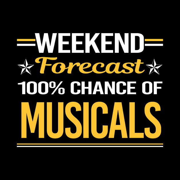 Weekend Forecast 100% Musicals by symptomovertake