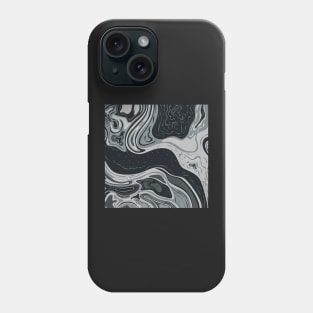 Grayscale and Gray Monochrome Inkscape Phone Case