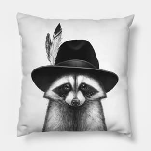 Gypsy raccoon Pillow