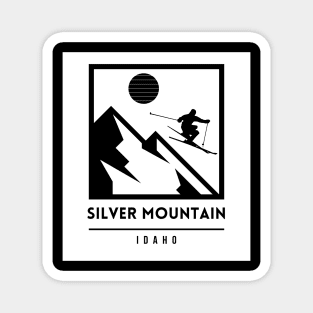 Silver Mountain ski idaho usa Magnet