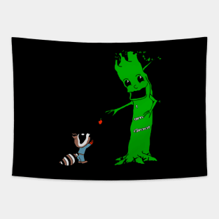 Giving tree Groot Tapestry