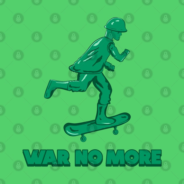 War no more -  Toy soldier skater by MisterThi