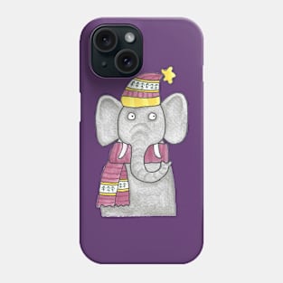 Winter Elephant Phone Case