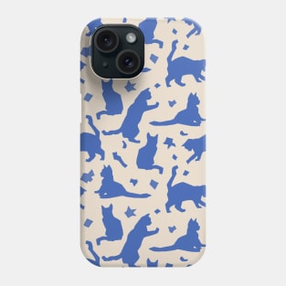 Blue Matisse Cats Phone Case