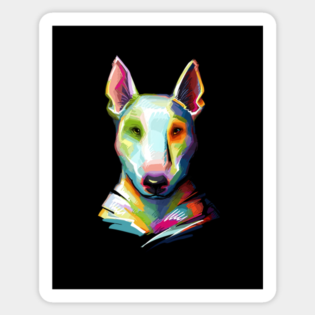 English Bull Terrier Pop Art Art Print